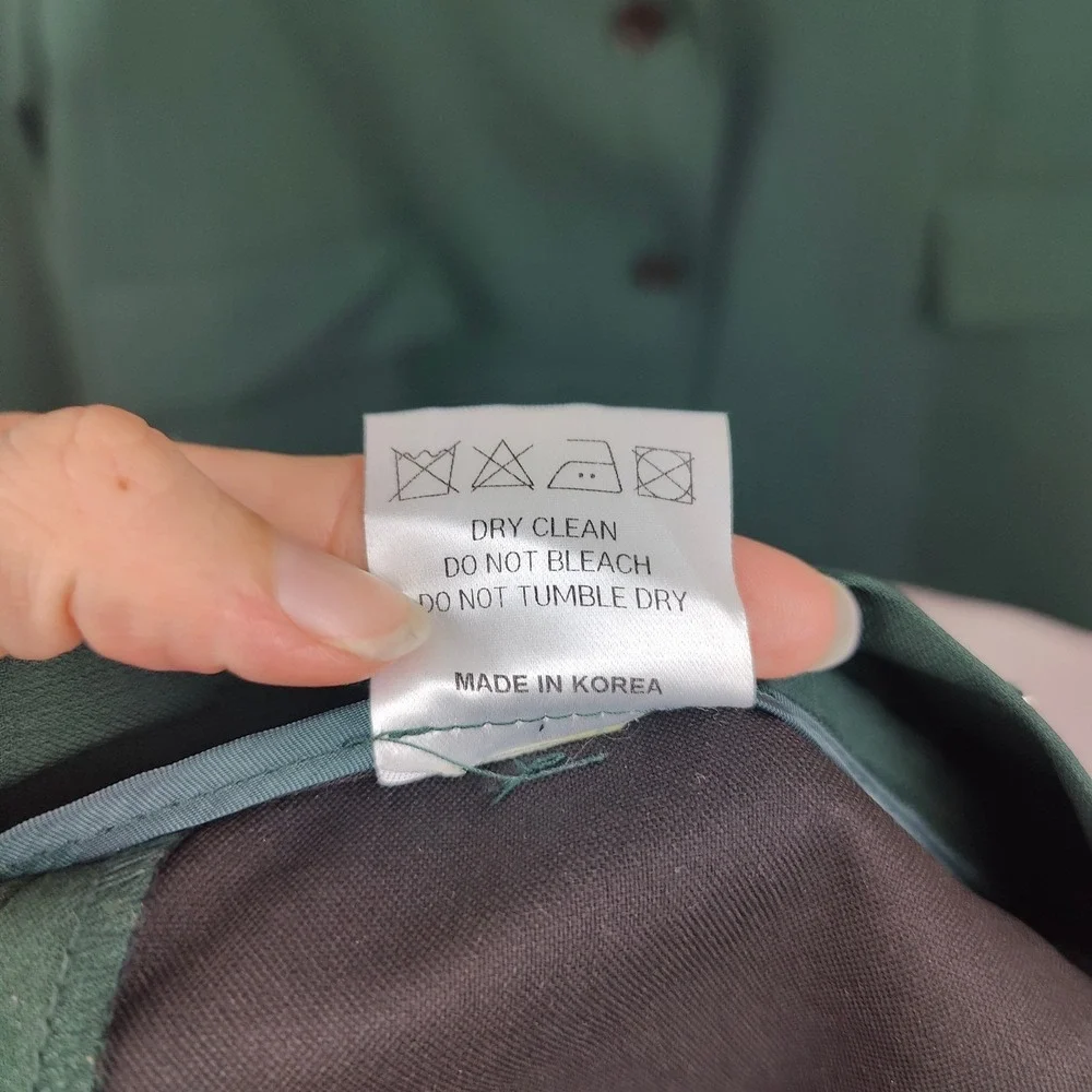 The Frankie Shop Bea Blazer Pants Suit Set Womens‎ XS Green Minimalist Modern